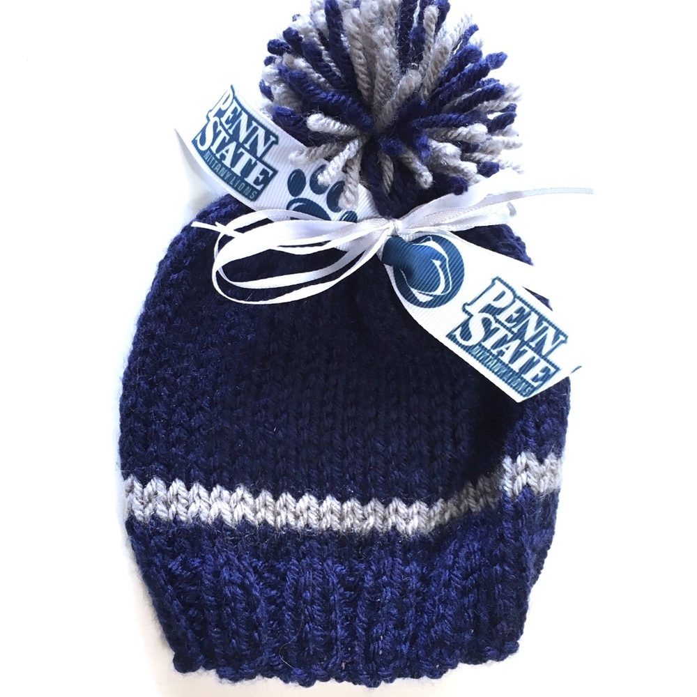 PENN State NITTANY LIONS Handmade Baby Hat